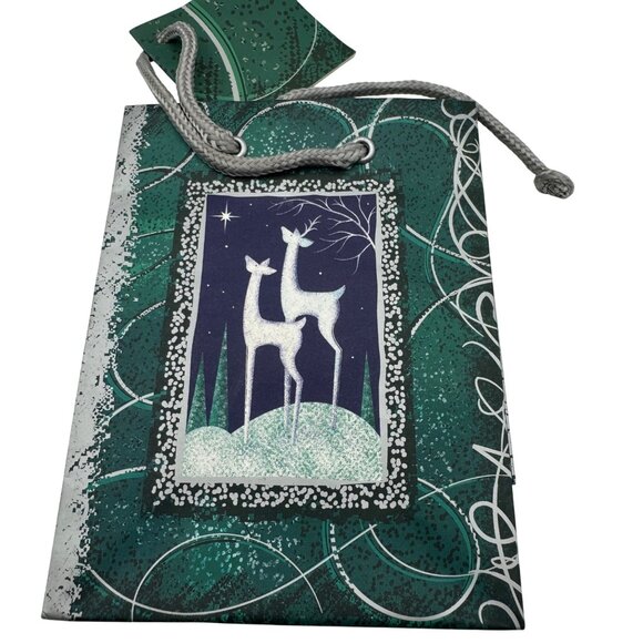 Assorted Small Christmas Gift Bags 4.5x6 Cleo & Martin Designs With Handles - Picture 5 of 9